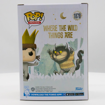 Funko POP Max 1878 Wo die wilden Kerle wohnen Figur Rückseite Verpackung